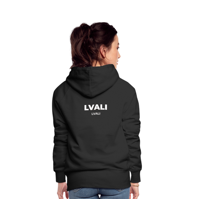 LVALI Bold Women’s Premium Hoodie - black