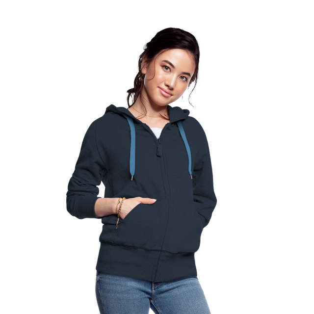 LVALI - CORRECT - Women's Premium Hooded Jacket - navy