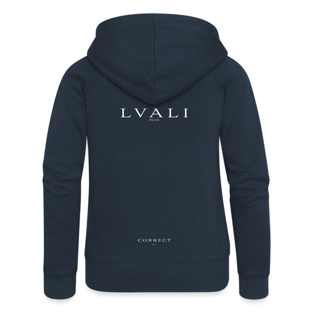 LVALI - CORRECT - Women's Premium Hooded Jacket - navy