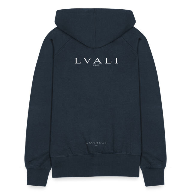 LVALI - CORRECT - Women's Premium Hooded Jacket - navy