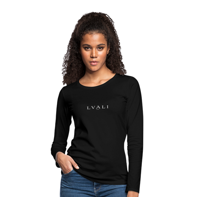 LVALI X Women's Premium Longsleeve Shirt - black