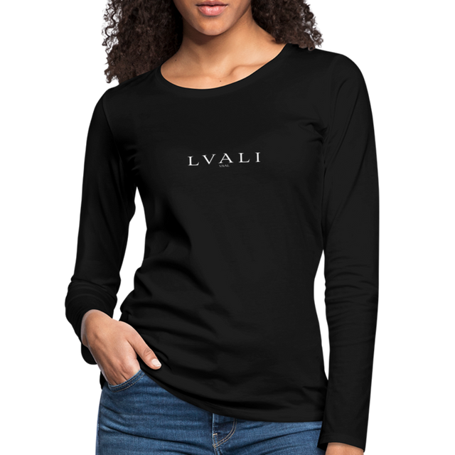 LVALI X Women's Premium Longsleeve Shirt - black