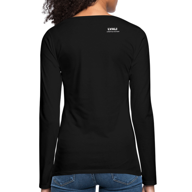 LVALI X Women's Premium Longsleeve Shirt - black