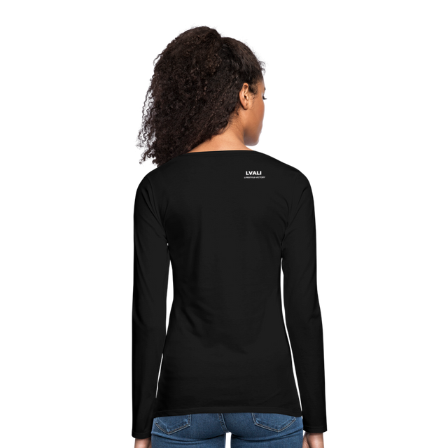 LVALI X Women's Premium Longsleeve Shirt - black