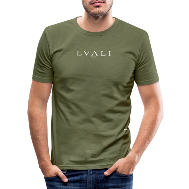 LVALI G Men's Slim Fit T-Shirt - khaki green