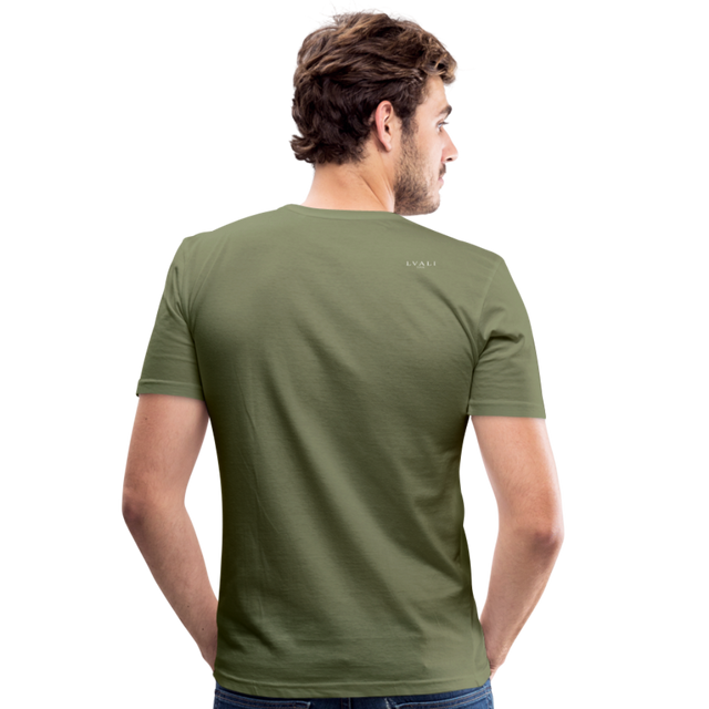 LVALI G Men's Slim Fit T-Shirt - khaki green