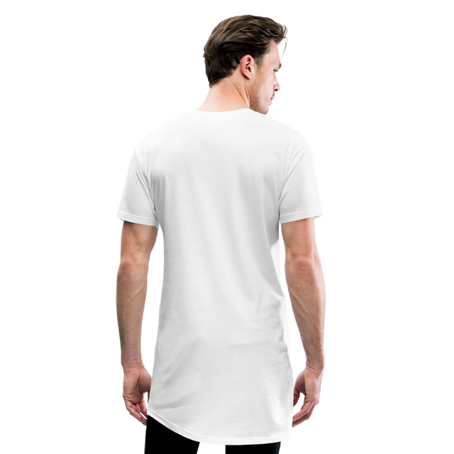 Men’s Long Body Urban Tee - white