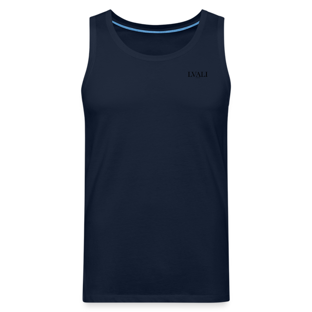 LVALI Classic Men’s Premium Tank Top - navy