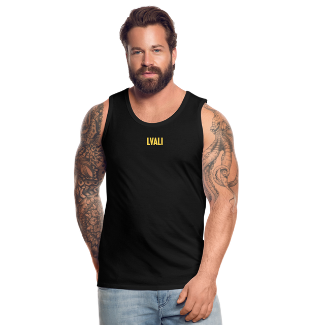 LVALI BOLD Men’s Premium Tank Top - black