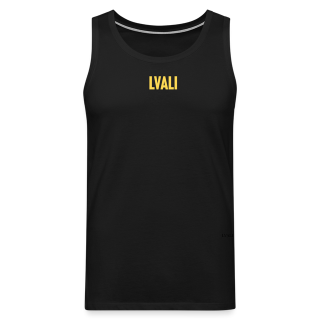 LVALI BOLD Men’s Premium Tank Top - black