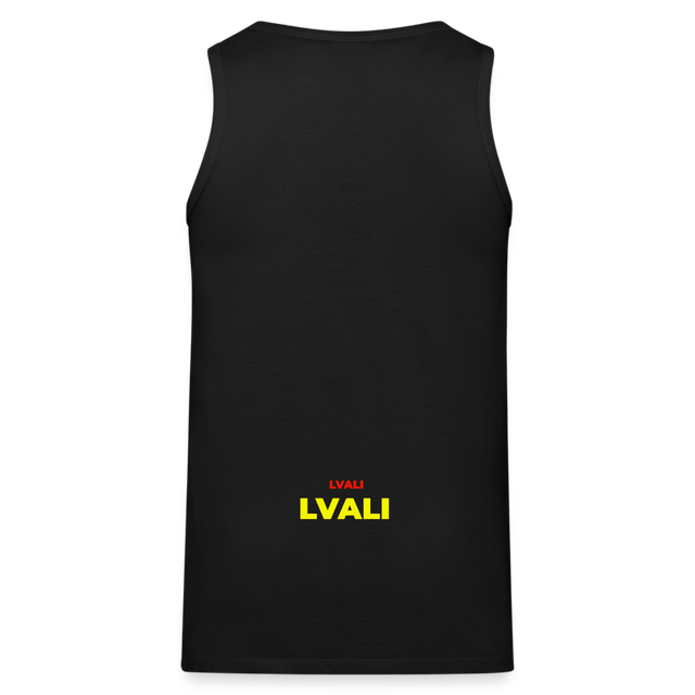 LVALI BOLD Men’s Premium Tank Top - black