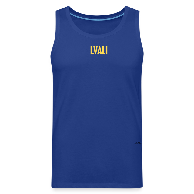 LVALI BOLD Men’s Premium Tank Top - royal blue