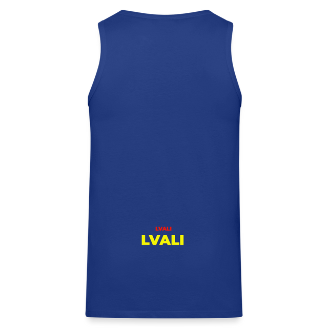 LVALI BOLD Men’s Premium Tank Top - royal blue