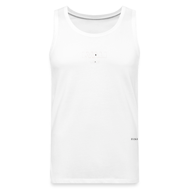 LVALI Classic W Men’s Premium Tank Top - white