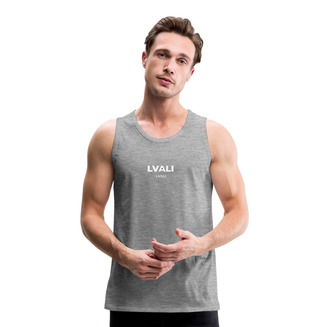 LVALI Classic W Men’s Premium Tank Top - heather grey