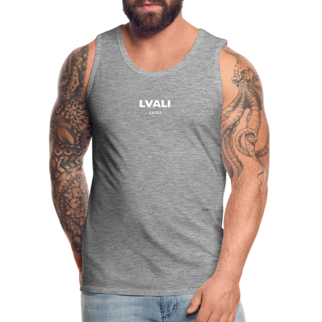 LVALI Classic W Men’s Premium Tank Top - heather grey