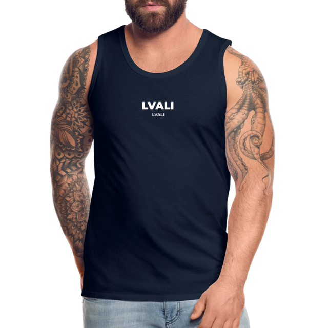 LVALI Classic W Men’s Premium Tank Top - navy