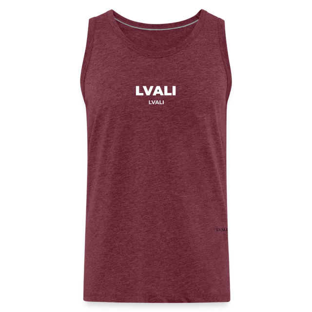 LVALI Classic W Men’s Premium Tank Top - heather burgundy