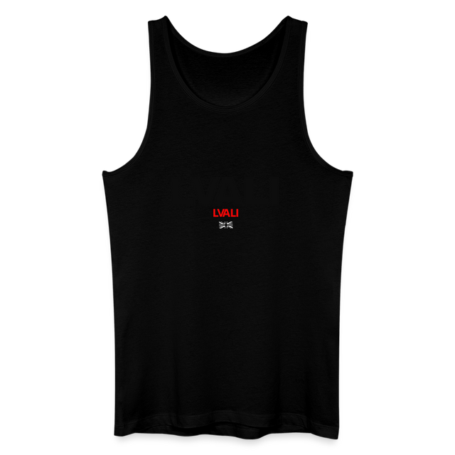 LVALI Brit BW Men’s Organic Tank Top - black