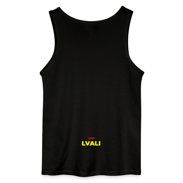 LVALI Snug Classic Gildan Men’s Tank Top - black