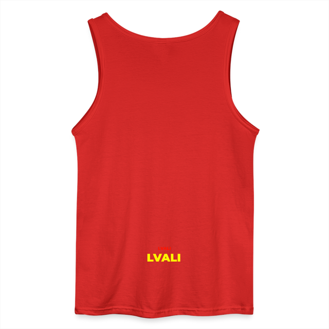 LVALI Snug Classic Gildan Men’s Tank Top - red