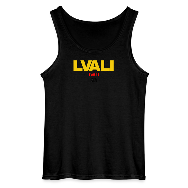 LVALI Snug Classic Gildan Men’s Tank Top - black