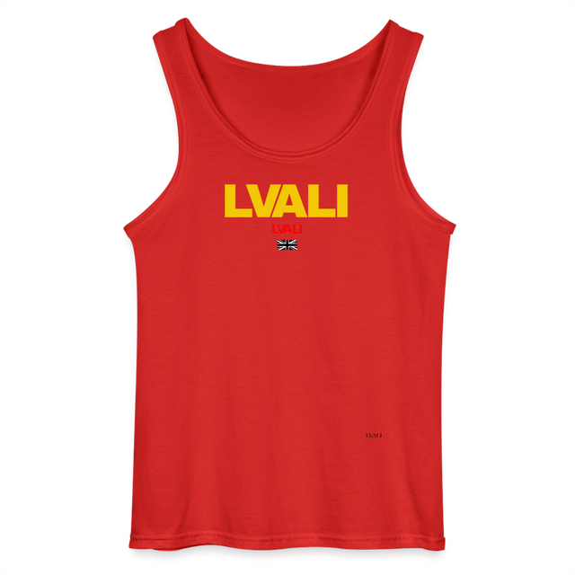 LVALI Snug Classic Gildan Men’s Tank Top - red