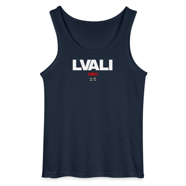 LVALI Sung Classic Gildan Men’s Tank Top - navy