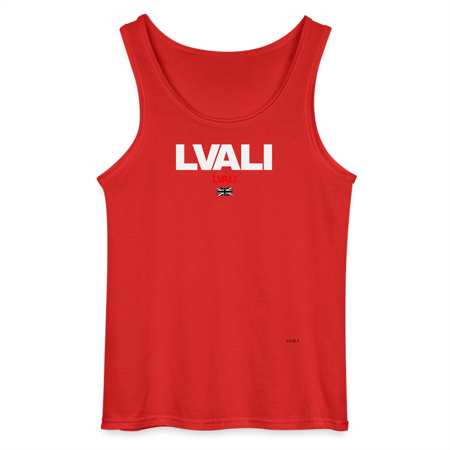 LVALI Sung Classic Gildan Men’s Tank Top - red