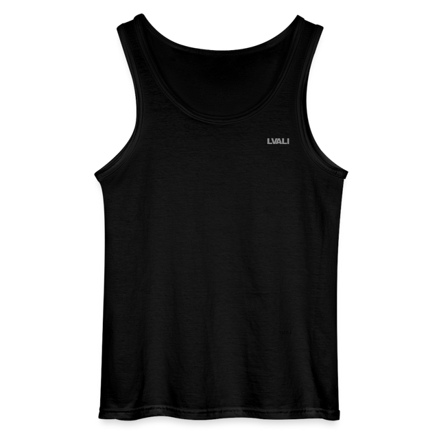 LVALI Discreet Gildan Men’s Tank Top - black