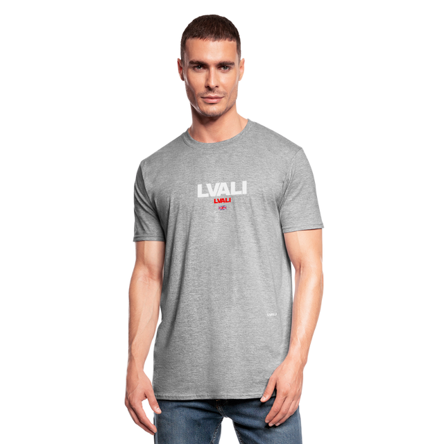 LVALI Brit Unisex Polycotton T-Shirt - heather grey