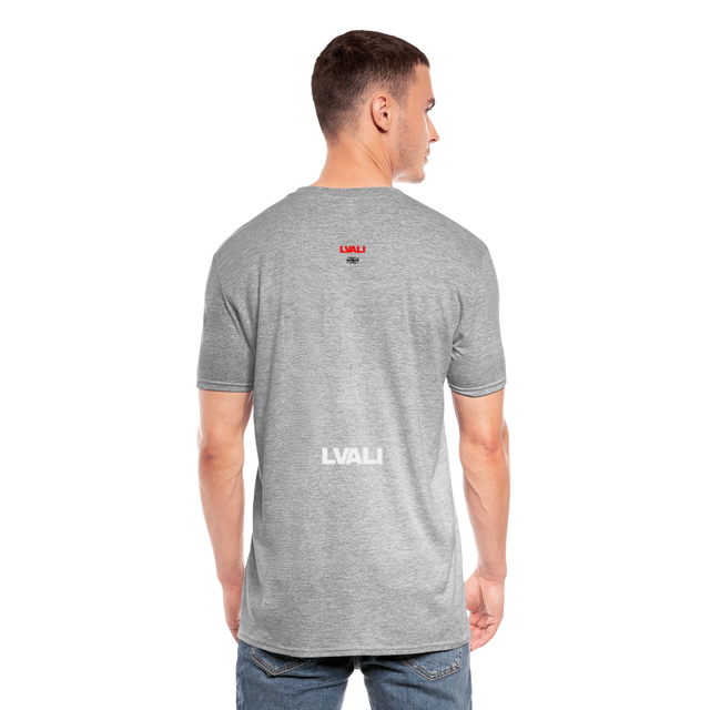 LVALI Brit Unisex Polycotton T-Shirt - heather grey