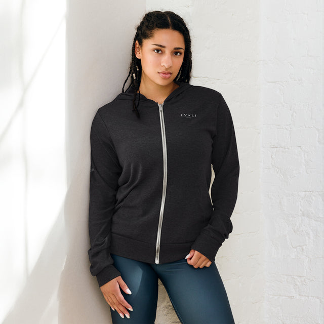 LVALI Classic Unisex zip hoodie