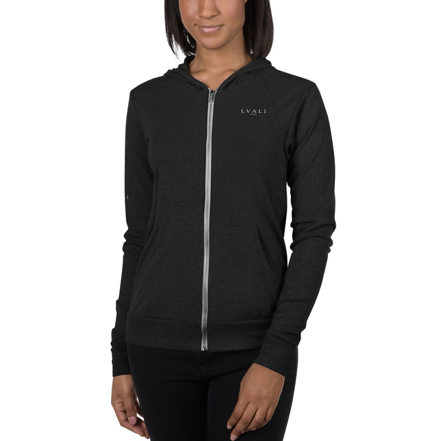 LVALI Classic Unisex zip hoodie