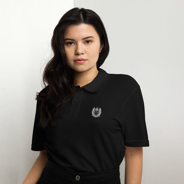 LVALI Serious Unisex pique polo shirt