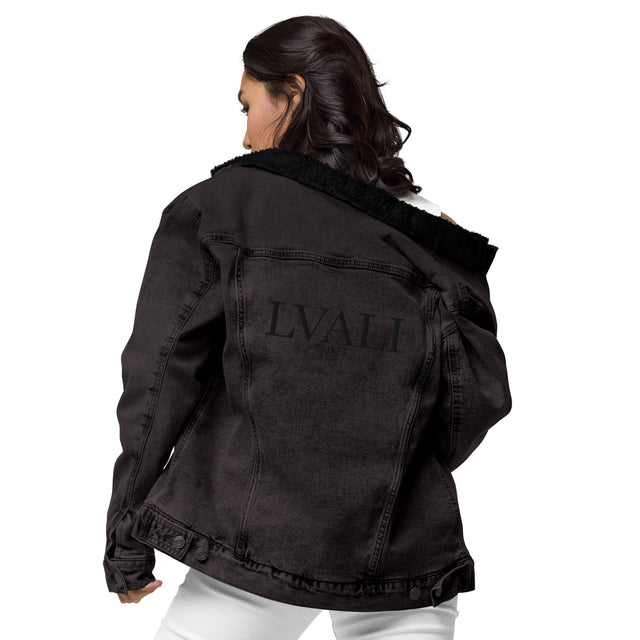 LVALI Unisex denim sherpa jacket