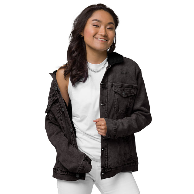 LVALI Unisex denim sherpa jacket