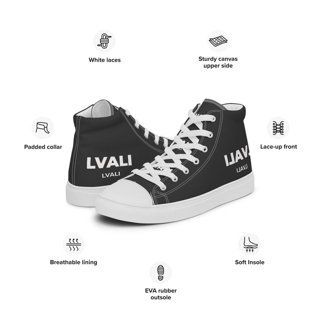 LVALI Women’s high top canvas shoes