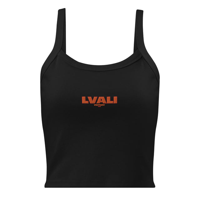 LVALI Women’s micro-rib tank top