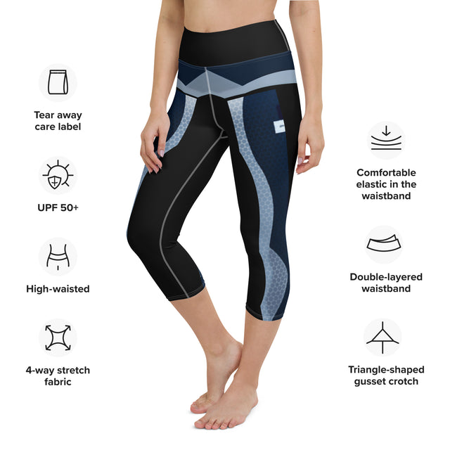 LVALI Curvz Yoga Capri Leggings