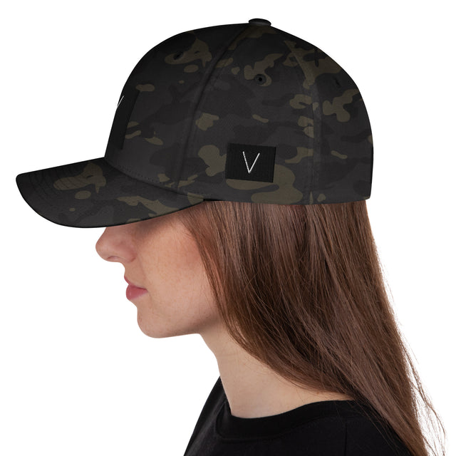 LVALIO Camo Topside Structured Twill Cap